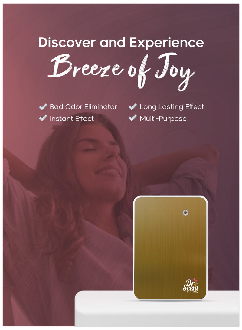 Dr Scent Essential Oil Smart Scent Diffuser Machine (Gold) - Image 4