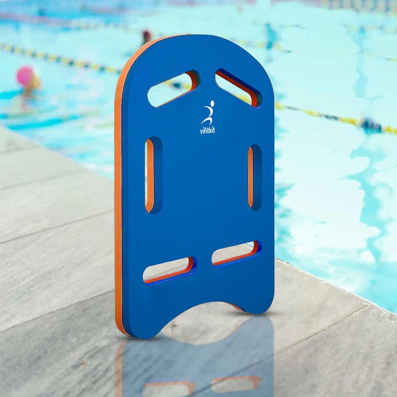 Vifitkit VFK by Xtrim 25mm Extra Thick Swimming Kick Board, Swimming Floater for Adults & Kids, Kickboard Swimming for Beginners Training, Swimming Float Pad with All Holding Angles, Swimming Equipment - Image 1