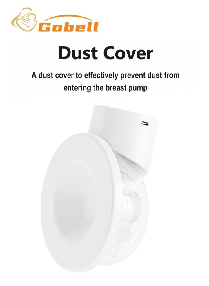 جوبل قطعتان من مضخة شفط الحليب القابلة للارتداء بتصميم خالٍ من الألم الكل في واحد مع أكياس تخزين الحليب - Image 5