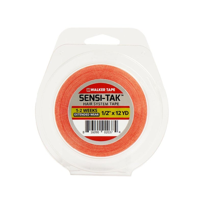 Walker Tape Co. Sensi-Tak Tape. Double-Sided. 1/2" x 12 Yards. Authentic Walker Tape red - Image 1