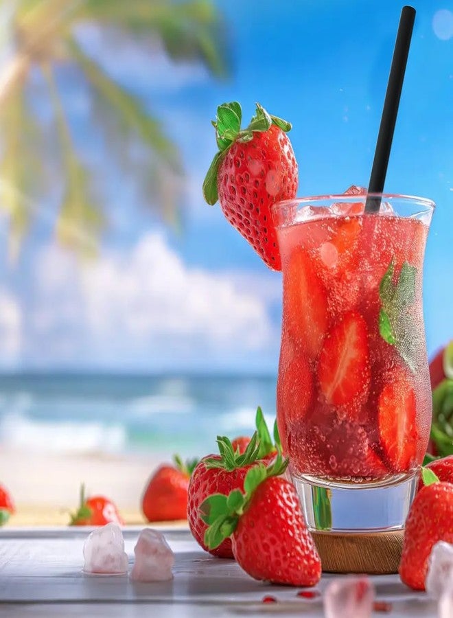 YAOSHENG Disposable Plastic Drinking Straws, 7.48 inch Length, Multi-Color,Daily beverage straws Individually Wrapped (200, color) - Image 5