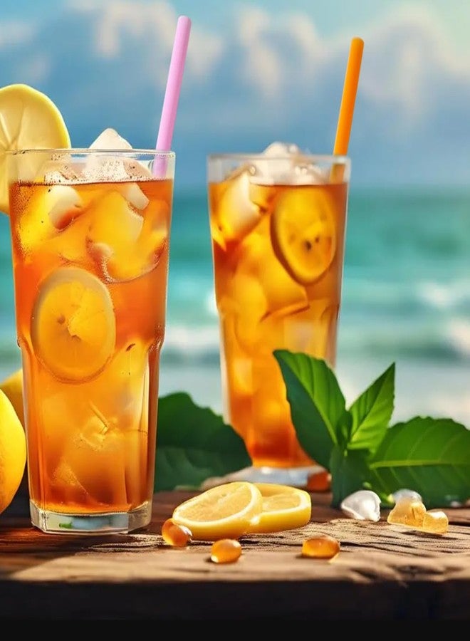 YAOSHENG Disposable Plastic Drinking Straws, 7.48 inch Length, Multi-Color,Daily beverage straws Individually Wrapped (200, color) - Image 3