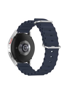 Ocean Silicone Band 22mm Compatible with Huawei Watch /GT2 / GT2 PRO / GT Runner / GT3 / GT3 Pro / GT4 / GT4 Pro / GT1 Size 46mm, by Ten Tech – Midnight
