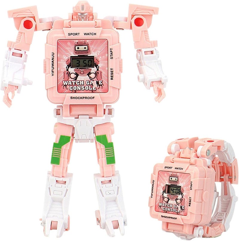 klarako Transformers Gaming Robot WatchWearable Deformable Robot Watch Toy, Deformable Gaming Robot Watch Toy, Christmas Interesting Learning Toy for Kids - Image 1
