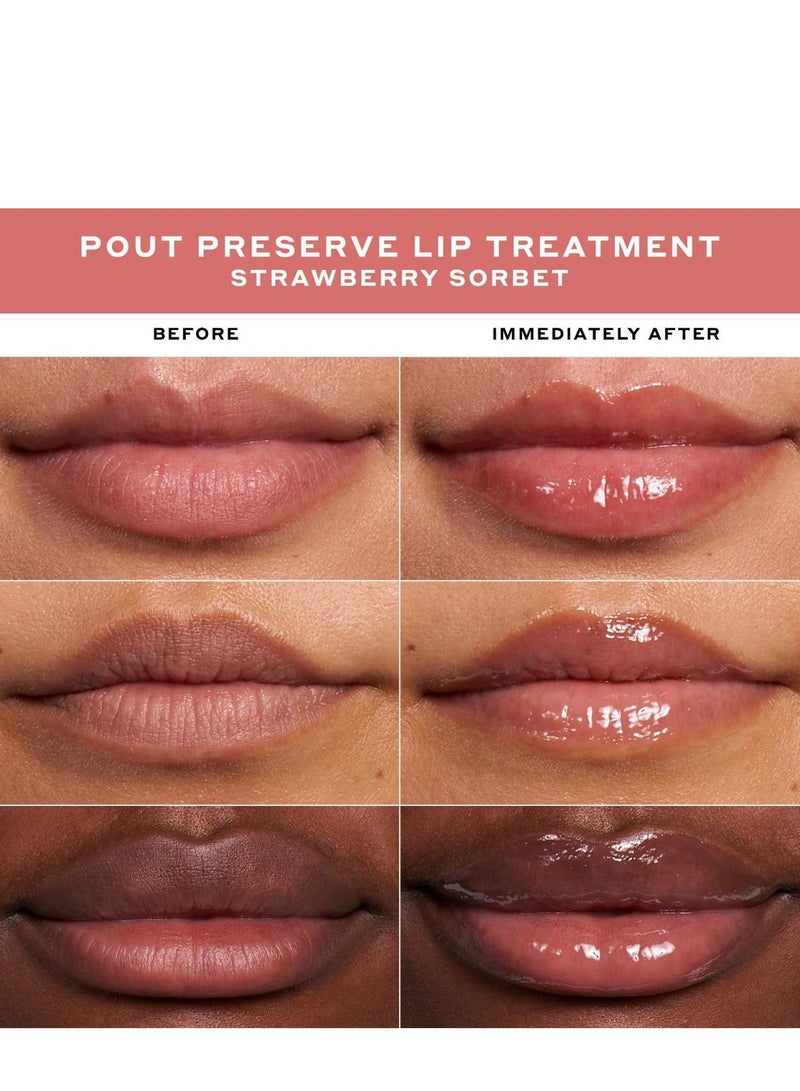 OLEHENRIKSEN Pout Preserve Peptide Lip Treatment, Strawberry Sorbet 12ml - Image 2