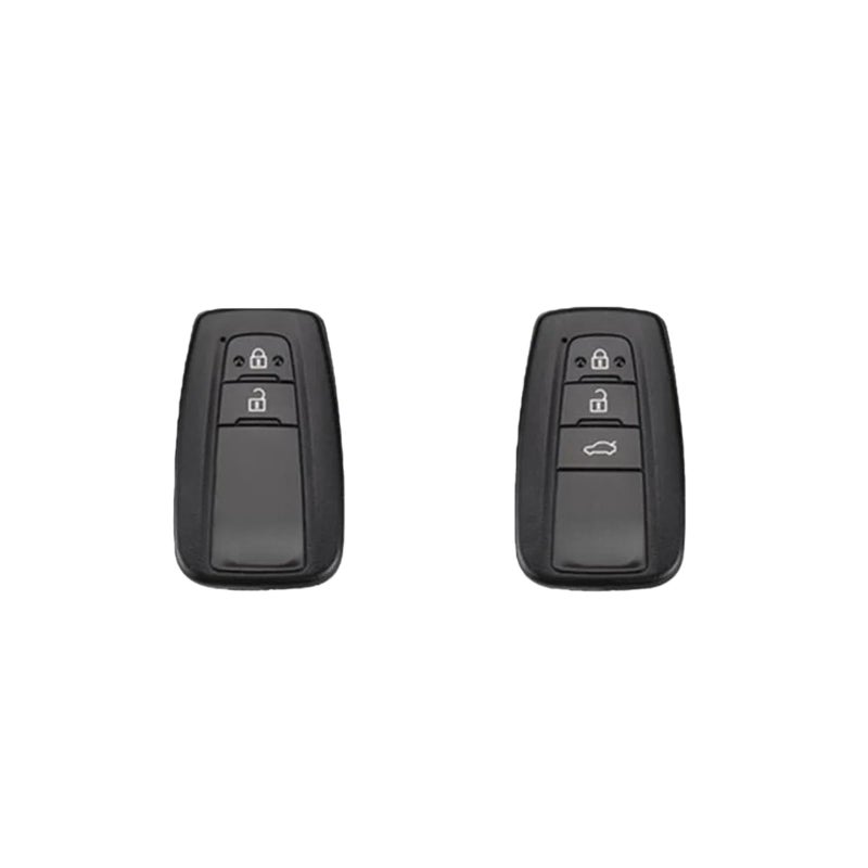 Soft Protective Car Key Case Cover F White Keyring For Toyota Models 2018 2022 - Image 3