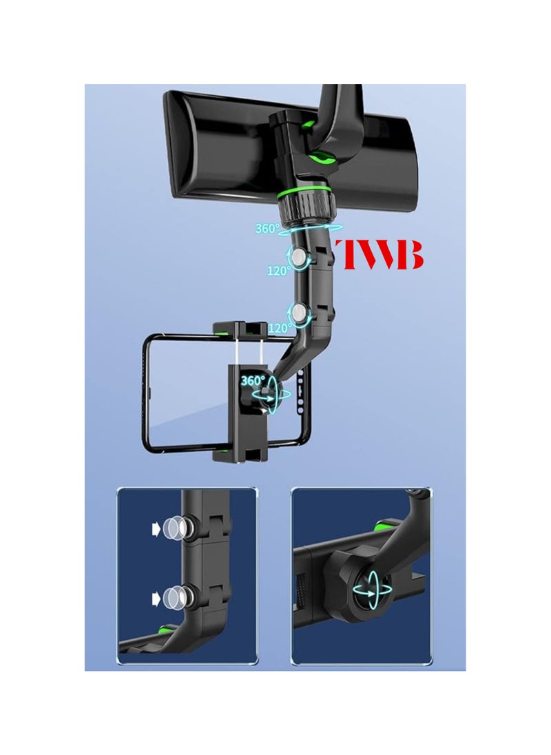 TWB - Universal clip cellphone holder for in-Car with a multifunctional  adjustable long arm 360° rotation adjustable angle suitable for multi-scene use compatible with 4-6.9 inch Smartphones - Image 1