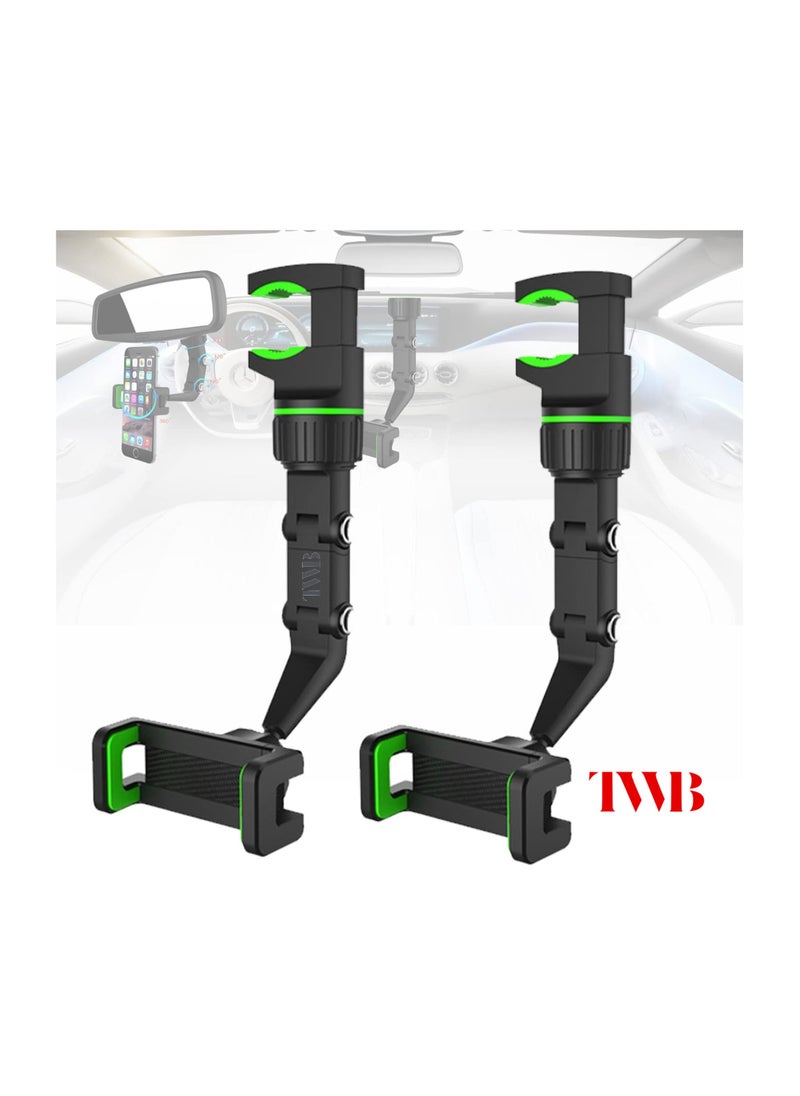 TWB - Universal clip cellphone holder for in-Car with a multifunctional  adjustable long arm 360° rotation adjustable angle suitable for multi-scene use compatible with 4-6.9 inch Smartphones - Image 1