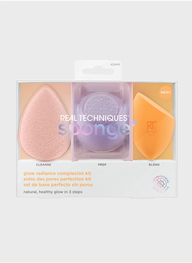 REAL TECHNIQUES Glow Radiant Complexion Kit, Savings 34%