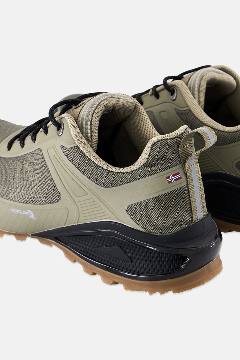 Nordland أحذية مشي للرجال بنسيج مزخرف، زيتوني - Image 2