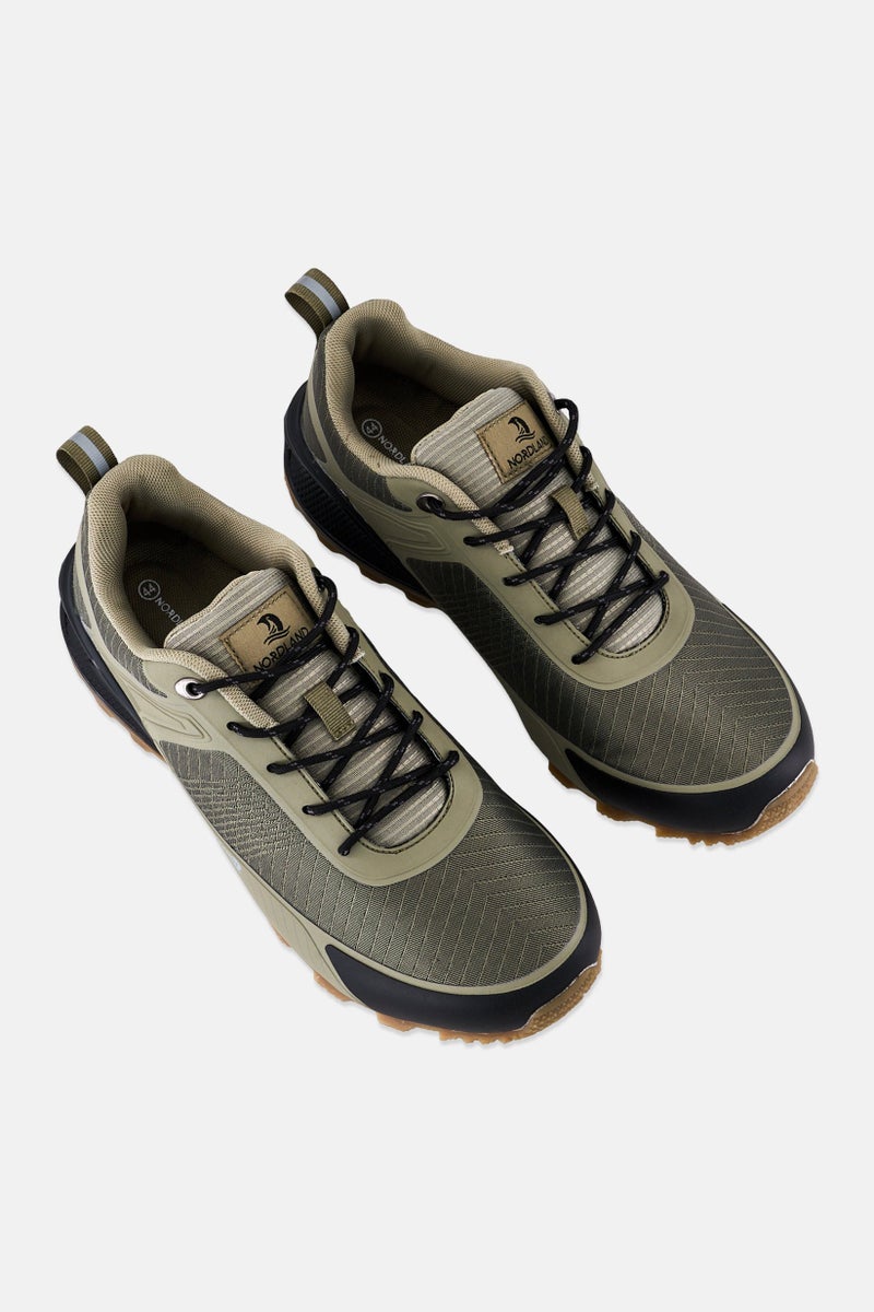 Nordland أحذية مشي للرجال بنسيج مزخرف، زيتوني - Image 4