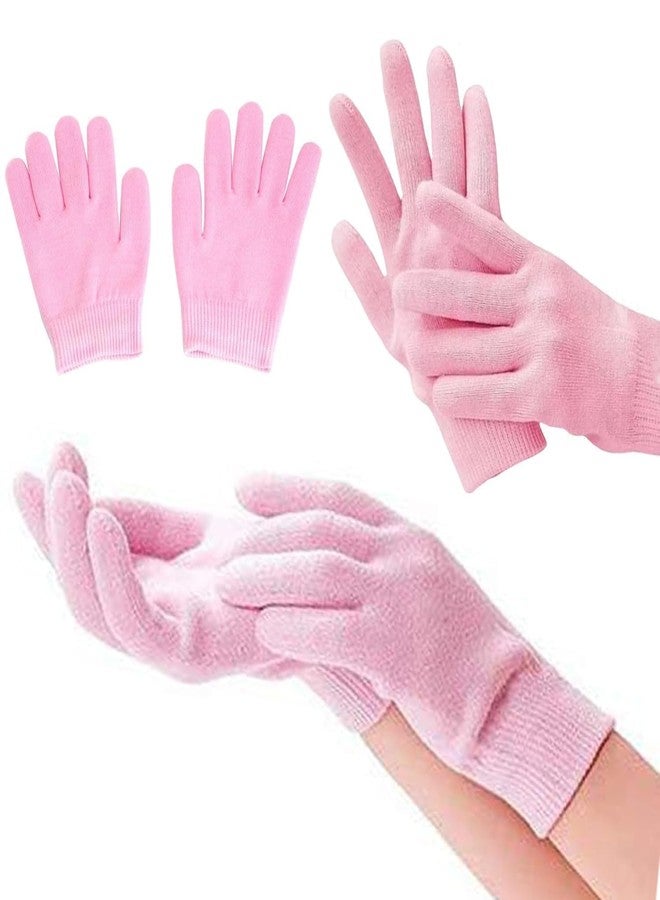 F4FIVE Moisturizing Gloves for Women & Men - Silicone Spa Gel Hands, Soft Exfoliating Hydrating Gloves for Cracked Hands, Cuticles, Rough Skin, Dead Skin, Repairing Dry Cracked Hands(MULTI Colour)(1) - Image 1