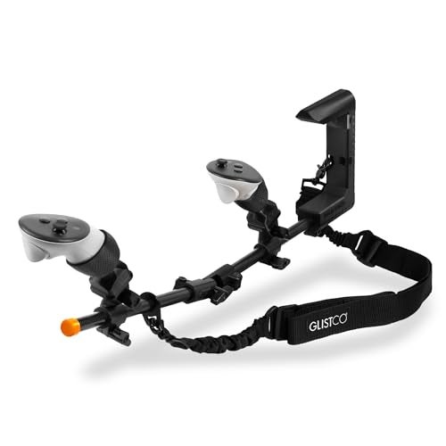 Glistco Magni Stock+ VR Stock Adapter for Meta Quest 3, 3S & Pro | Carbon Fiber, Magnetic Quick-Release Controller Mount - Image 1