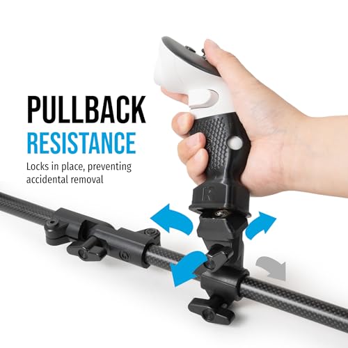 Glistco Magni Stock+ VR Stock Adapter for Meta Quest 3, 3S & Pro | Carbon Fiber, Magnetic Quick-Release Controller Mount - Image 4