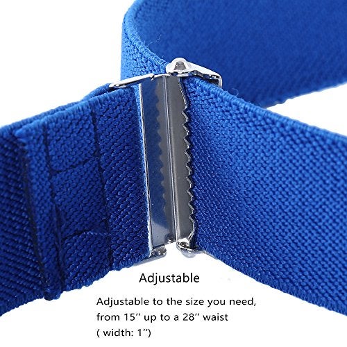 Kajeer 4PCS Kids Boys Adjustable Magnetic Belt - Elastic Belt with Easy Magnetic Buckle (Navy Blue Water Ripple/Black Water Ripple/Gray/Royal Blue) - Image 4