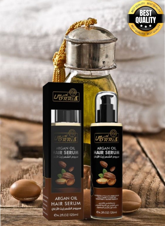أوريس سيروم الشعر بزيت الأرجان يحمي ويطيل لون الشعر والشعر المجعد للحصول على نتائج أكثر نعومة ولمعانًا 125 مل - Image 1