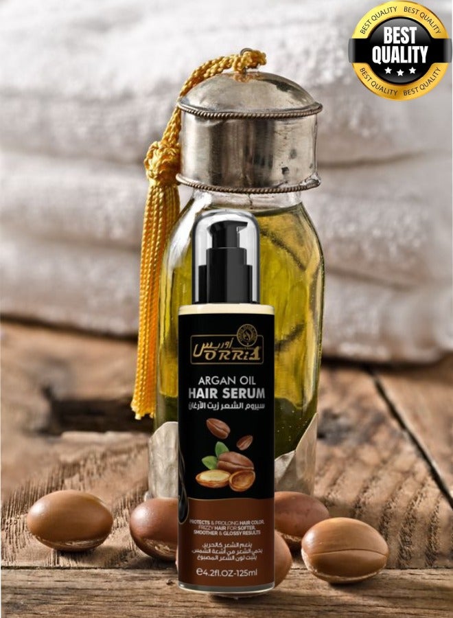 أوريس سيروم الشعر بزيت الأرجان يحمي ويطيل لون الشعر والشعر المجعد للحصول على نتائج أكثر نعومة ولمعانًا 125 مل - Image 2
