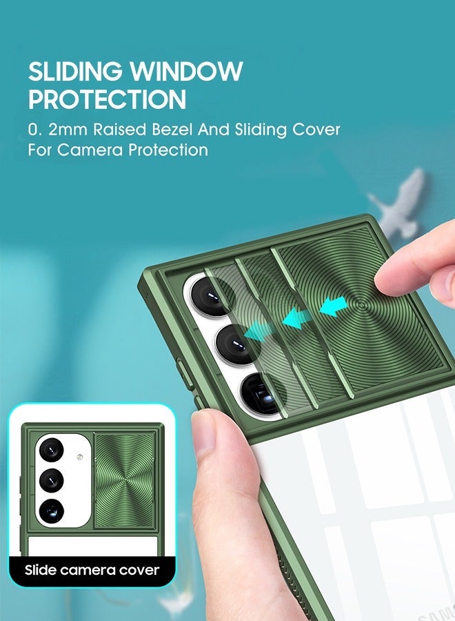 GROIC Case for Samsung Galaxy S23 Plus 6.6 Inch with Slide Camera Protective Hard Back & Soft Bumper Shockproof Upgraded Cover Slim Clear - Image 5