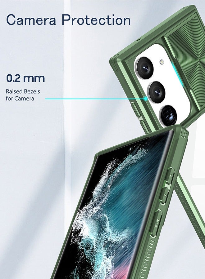 GROIC Case for Samsung Galaxy S23 Plus 6.6 Inch with Slide Camera Protective Hard Back & Soft Bumper Shockproof Upgraded Cover Slim Clear - Image 4