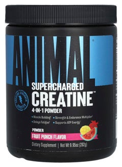 ANIMAL Supercharged Creatine 4In1 Powder Fruit Punch 9.95 oz (282 g) 