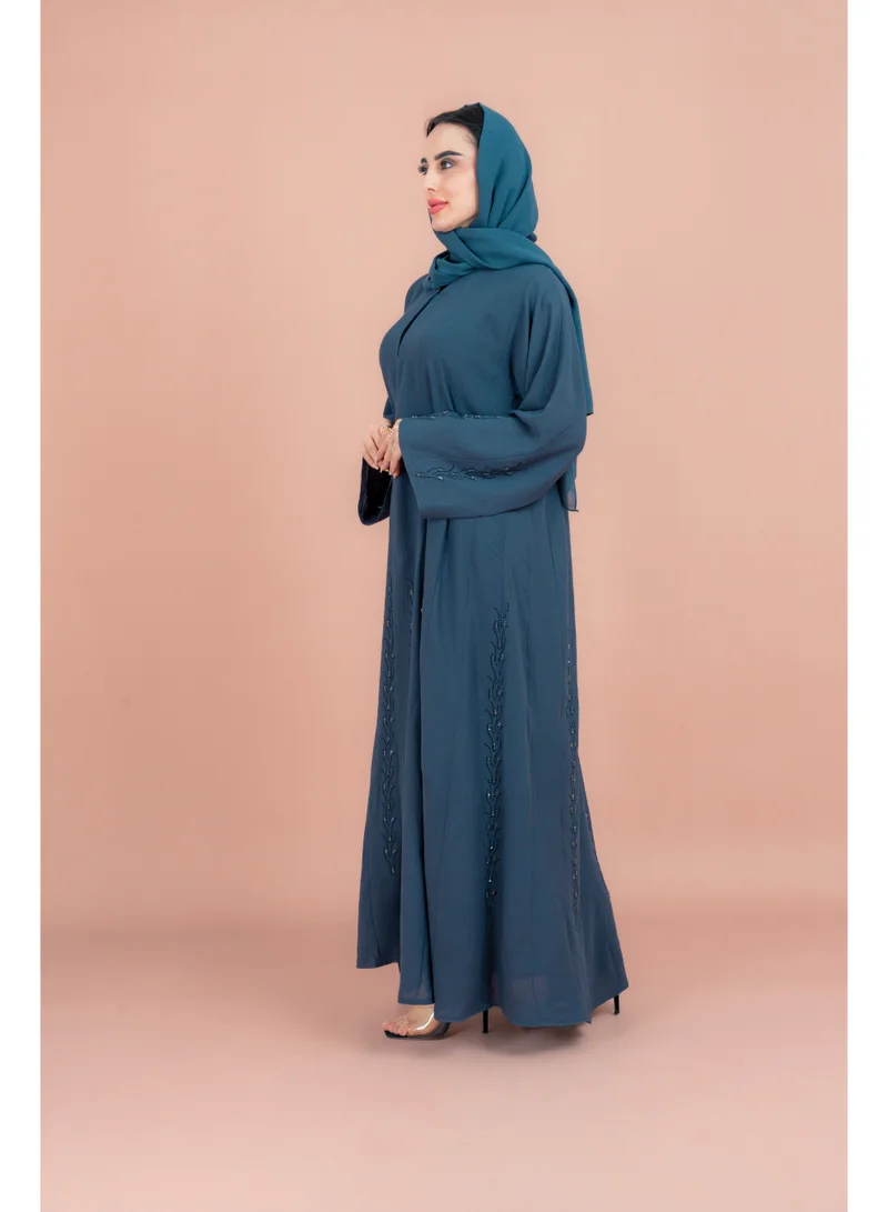 اكسا عباية كرستال عصرية AIK156 رمادي