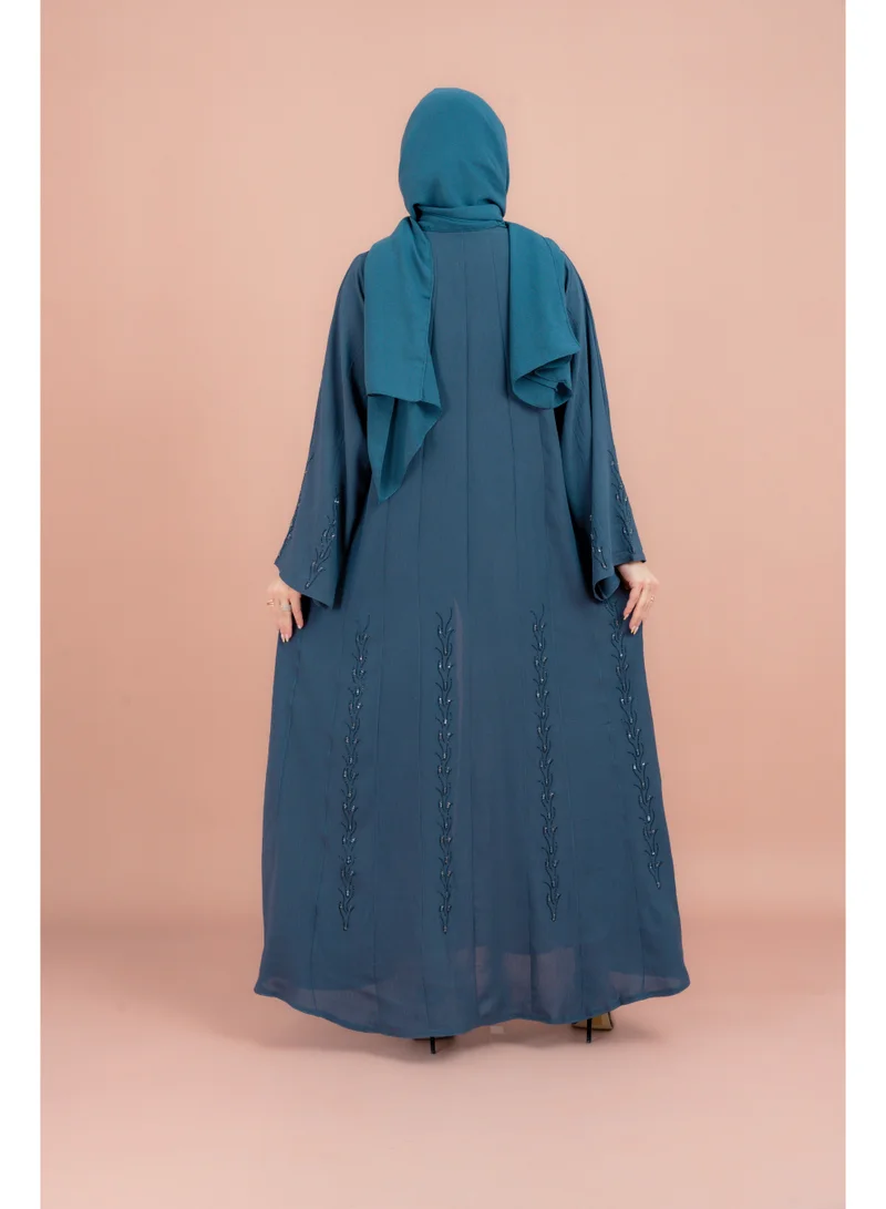 اكسا عباية كرستال عصرية AIK156 رمادي