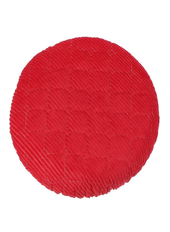 PATIKIL Stool Covers Round, Elastic Bar Stool Cover Washable Stool Cushion Slipcovers Stretchy Bar Chair Seat Cover for 10-13 Inch Chair, Red - Image 1