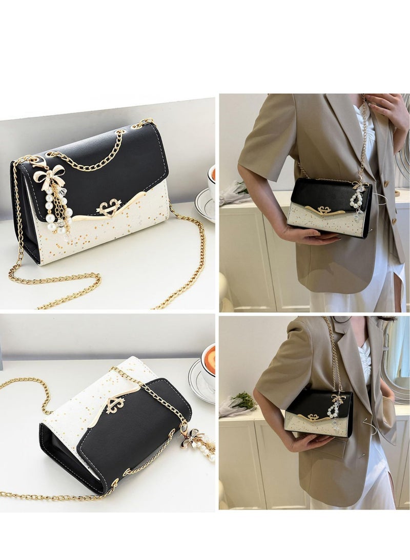 Excefore Small Crossbody Handbags, Fashion Over the Shoulder Bag, PU Leather Cross Body Phone Handbags, Suitable for Ladies & Girls (Black) - Image 5