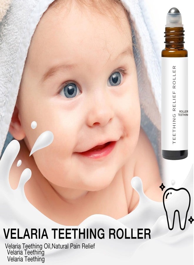 Traboto 3Pcs Teething Roller All Natural for Babies, Velaria Teething Roller, Baby Teething Oil Roller, Velaria Natural Relief Roller, A Thousand Roses Teething Roller Oil - Image 2