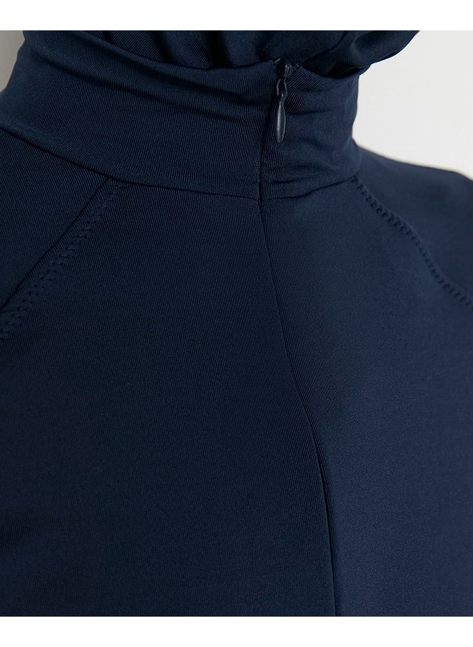 Vicino - Modest Swimsuit - Dark Navy Burkini - Image 1