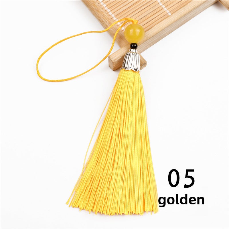 Generic Metal Cap Tassel Feng Shui Charm Pendant Golden