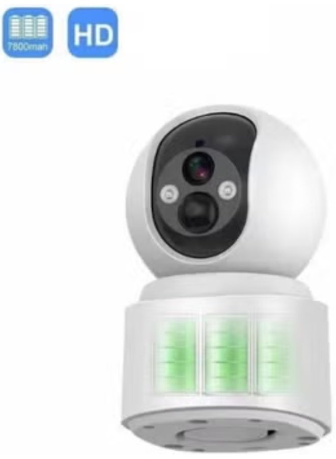 GEEK SPACE V380 Smart WiFi Camera FHD 360° PTZ Indoor Security Camera with Full HD Video, Night Vision, AI Motion Detection, Two-Way Audio, Mobile App Control, Remote Monitoring, Wireless Smart Home CCTV Surveillance Camera for Baby, Pet & Office - Image 1