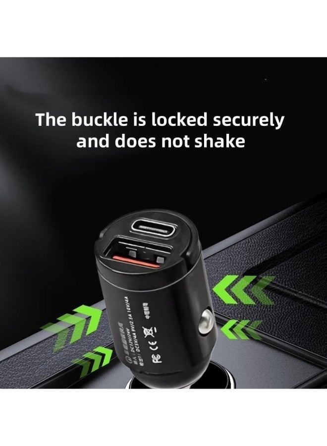 Fast Car Charger Dual USB and Type C 12 24V Adapter for Phones - Image 2