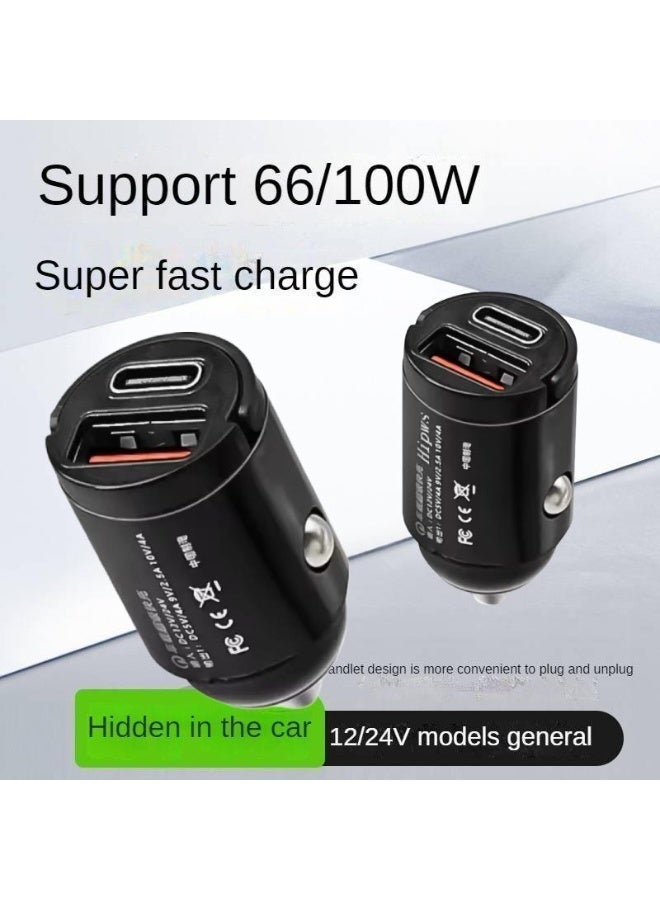 Fast Car Charger Dual USB and Type C 12 24V Adapter for Phones - Image 3