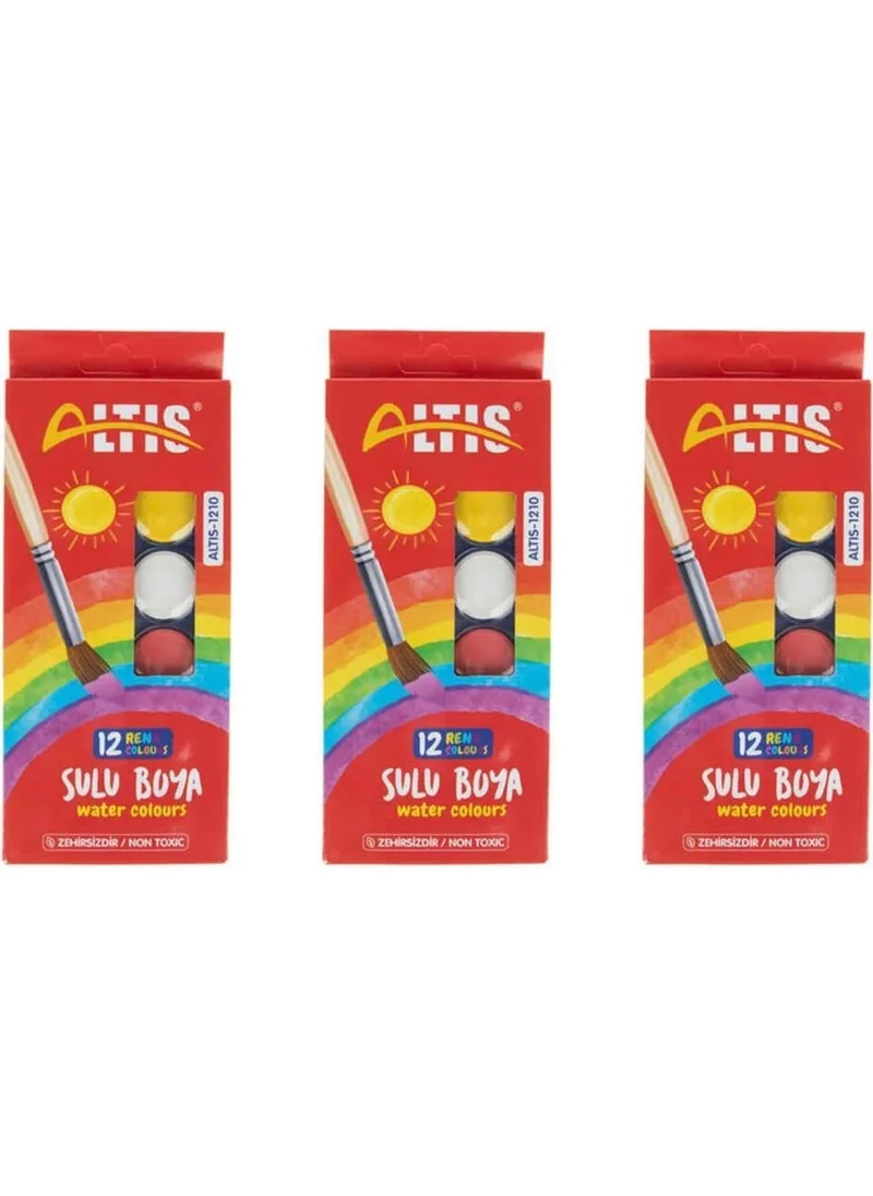 Altis Watercolour Large Size 1210 - 3 Pieces