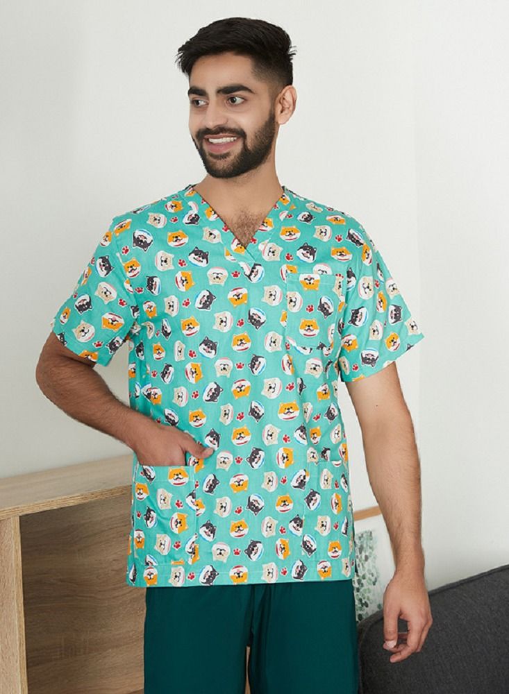 Gasin Unisex Cartoon Matte Frosted Uniform Set. - Image 1