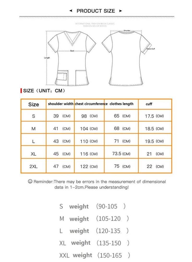 Gasin Unisex Cartoon Matte Frosted Uniform Set. - Image 2