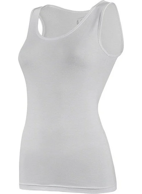 Yeni New Star 2175 White Lycra Wide Strap Women's Undershirt