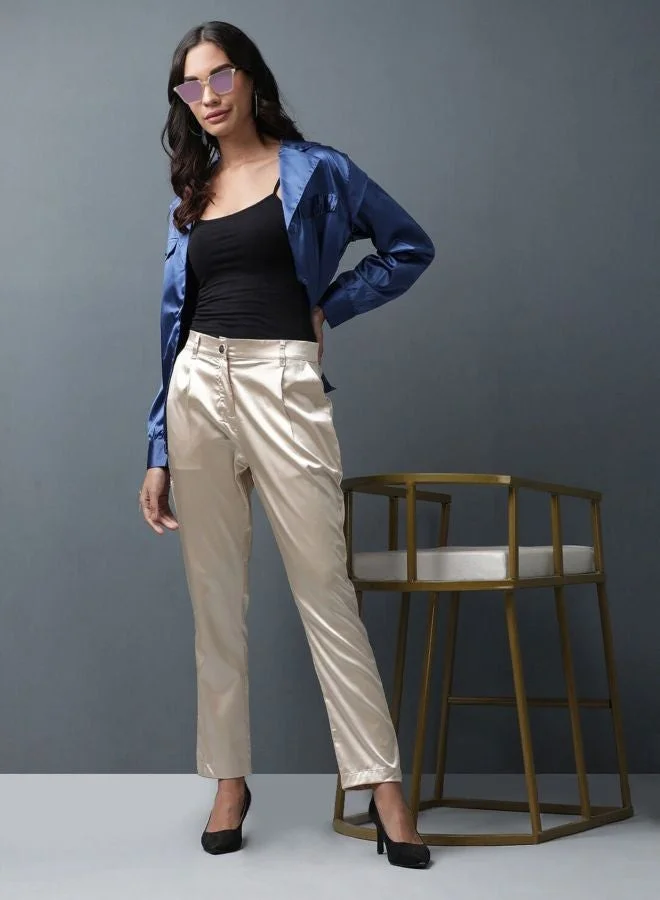 Freehand  Women Regular Fit Solid V-Neck Long Sleeve Shirt  | Best Price UAE