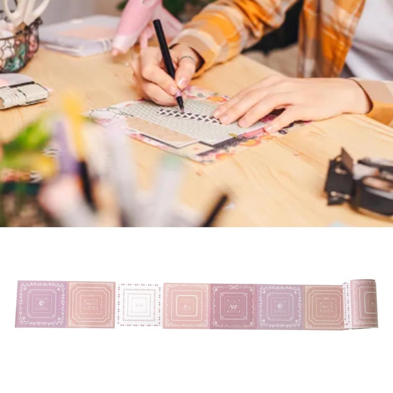 Fydun 80 Sheets Romanesque Decorative Washi Tape Stickers for Scrapbook Journal Diary - Image 5