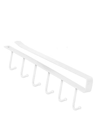 6-Hooks Cup Holder White 26.00x5.00x10.00cm - pzsku/Z4B5552F3612113C4C2AFZ/45/_/1734344967/0a862029-a94c-486e-8635-03daf415d13c