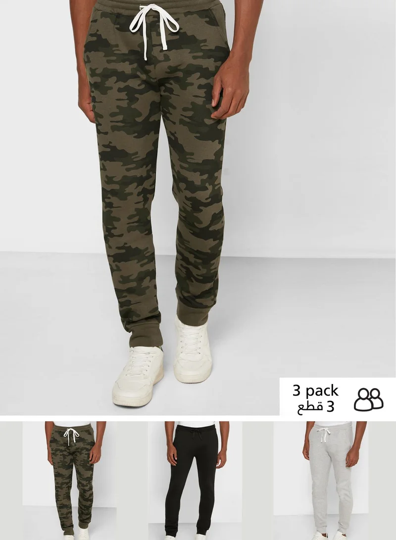 Seventy Five 3 Pack Essential Joggers