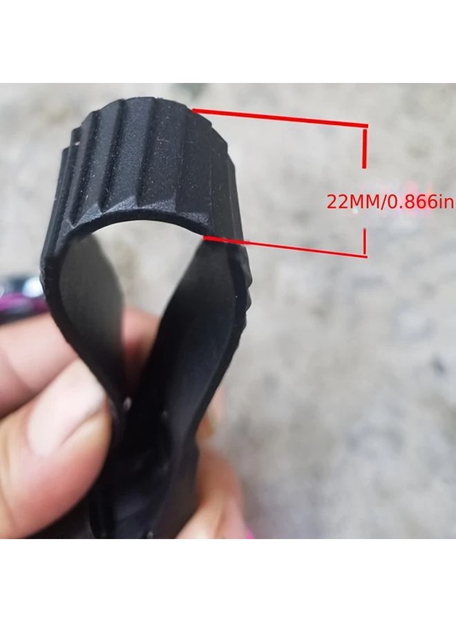 Inline Roller Skate Replacement Straps Buckle Black 210x22x5mm 2Pcs - Image 4