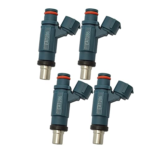 Amrxuts EAT286 4pcs fuel injectors for Kawasaki Ninja ZX14 ZX10R 20062007 for KX450F 20092013 for Kawasaki ATV KFX450R 20082014 10 Holes Disc 490330010 490330010 - Image 1