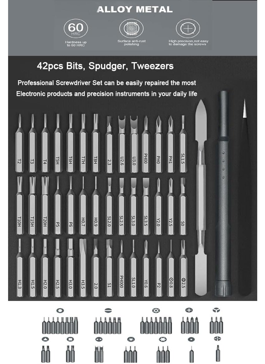 Eco Shopee SHOPPING SIMPLIFIED ECOSHOPPE 46 In 1 Magnetic Screwdriver Tool Kit Set With S2 Bits Extension Rod For Camera Laptop Phone Maintenance Ms687 1 Grey  - Image 5
