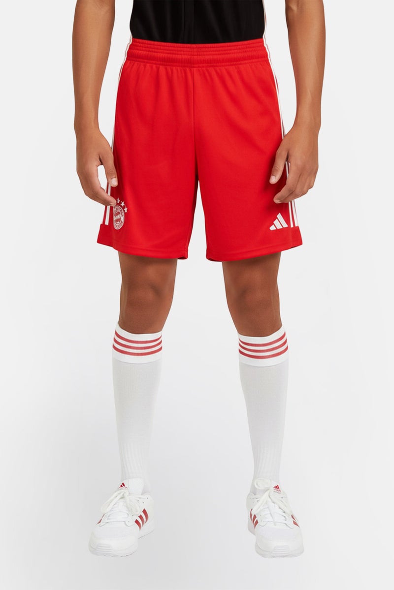 Adidas Kids Boy Sportswear Fit Training Shorts, Red - Image 1