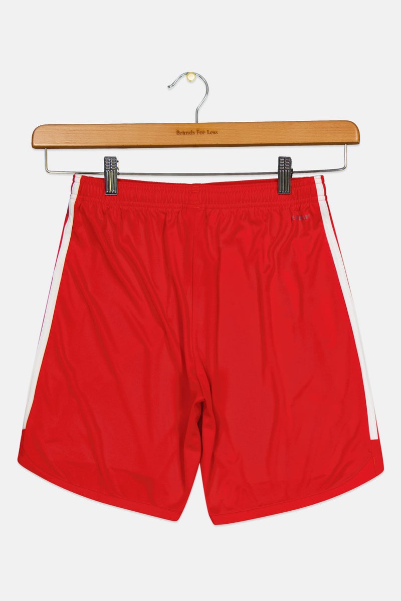 Adidas Kids Boy Sportswear Fit Training Shorts, Red - Image 2