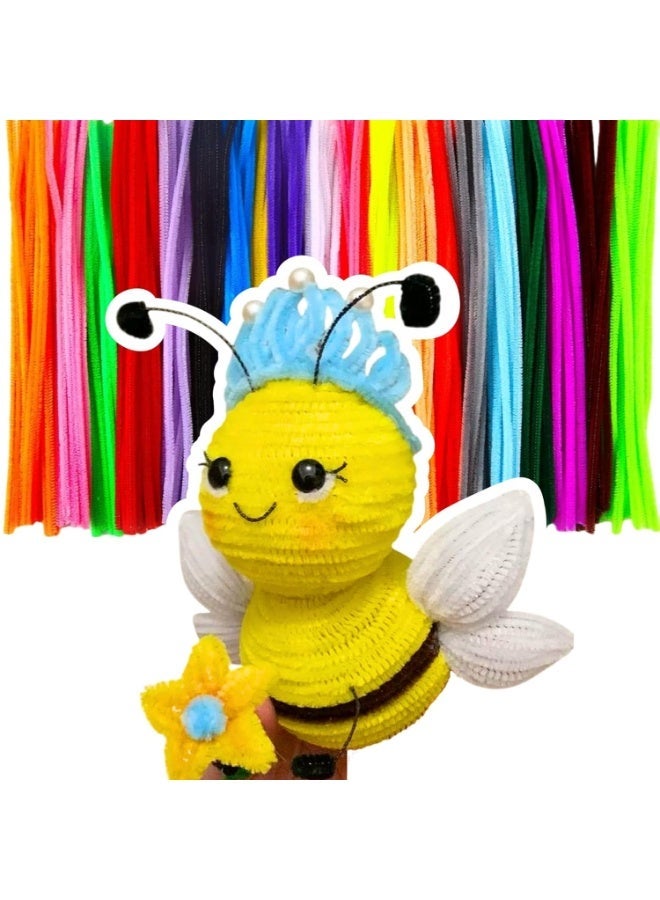 ChicAbode 280 قطعة من 12 بوصة طويلة لون فروي ، يمكن أن تكون عازمة بشكل تعسفي تويست بار ، ديي الإنتاج الإبداعي ، مشاريع فنية للأطفال ، والزينة ، والمدارس والفصول الدراسية ، والحرف اليدوية ، ومناسبة لجميع أنواع الاحتياجات . - Image 1