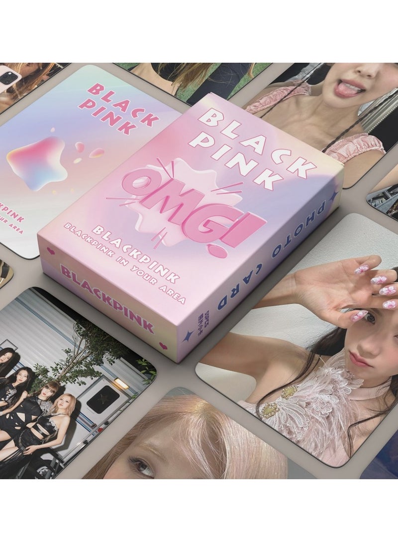 EHOME 55-Piece Blackpink Laser Photo Cards  - Image 1
