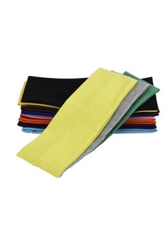 eBoot Eboot 12 Pcs Stretch Elastic Yoga Headbands Mixed Colors for Teens and Women  - Image 3
